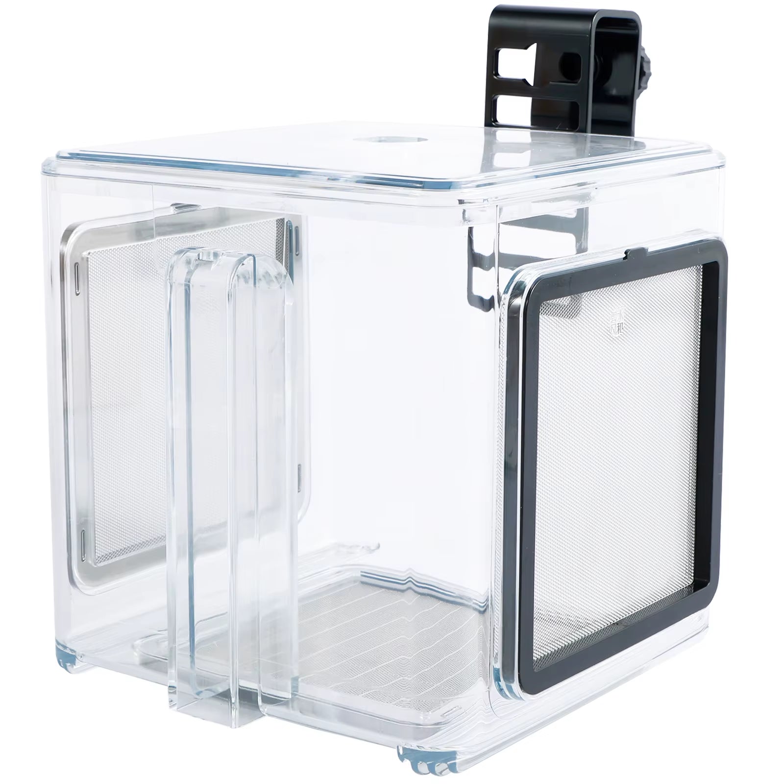 Aquarium Breeder Box Fish Breeding Box Clear Fish Isolation Box Fish Hatchery Acrylic Fish Incubator Box with Detachable Meshlid